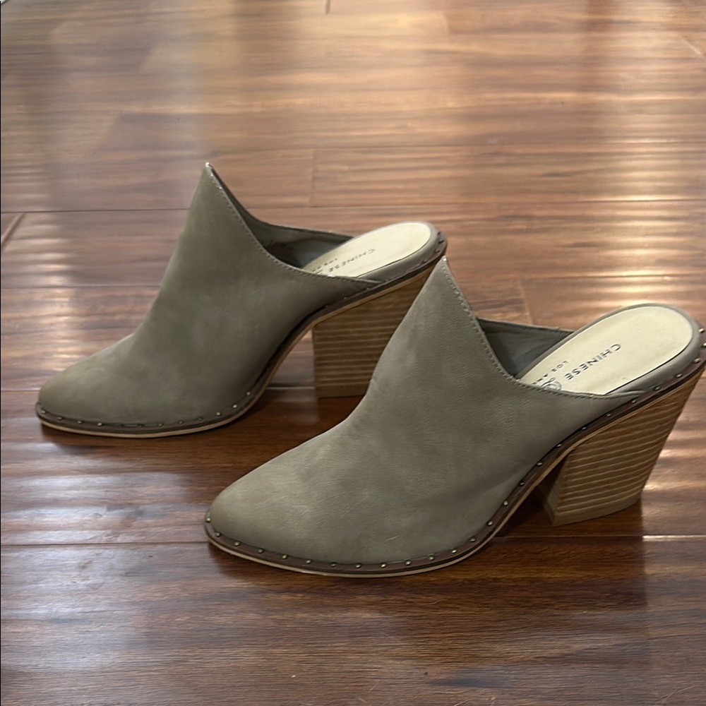 New with Tags - Chinese Laundry Gray Ankle Booties with Suede Finish - 7.5